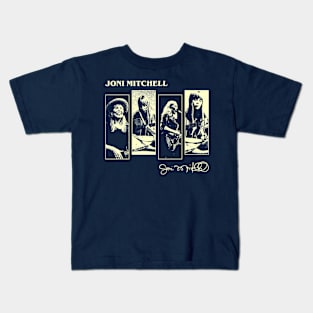 Joni Mitchell Retro Kids T-Shirt